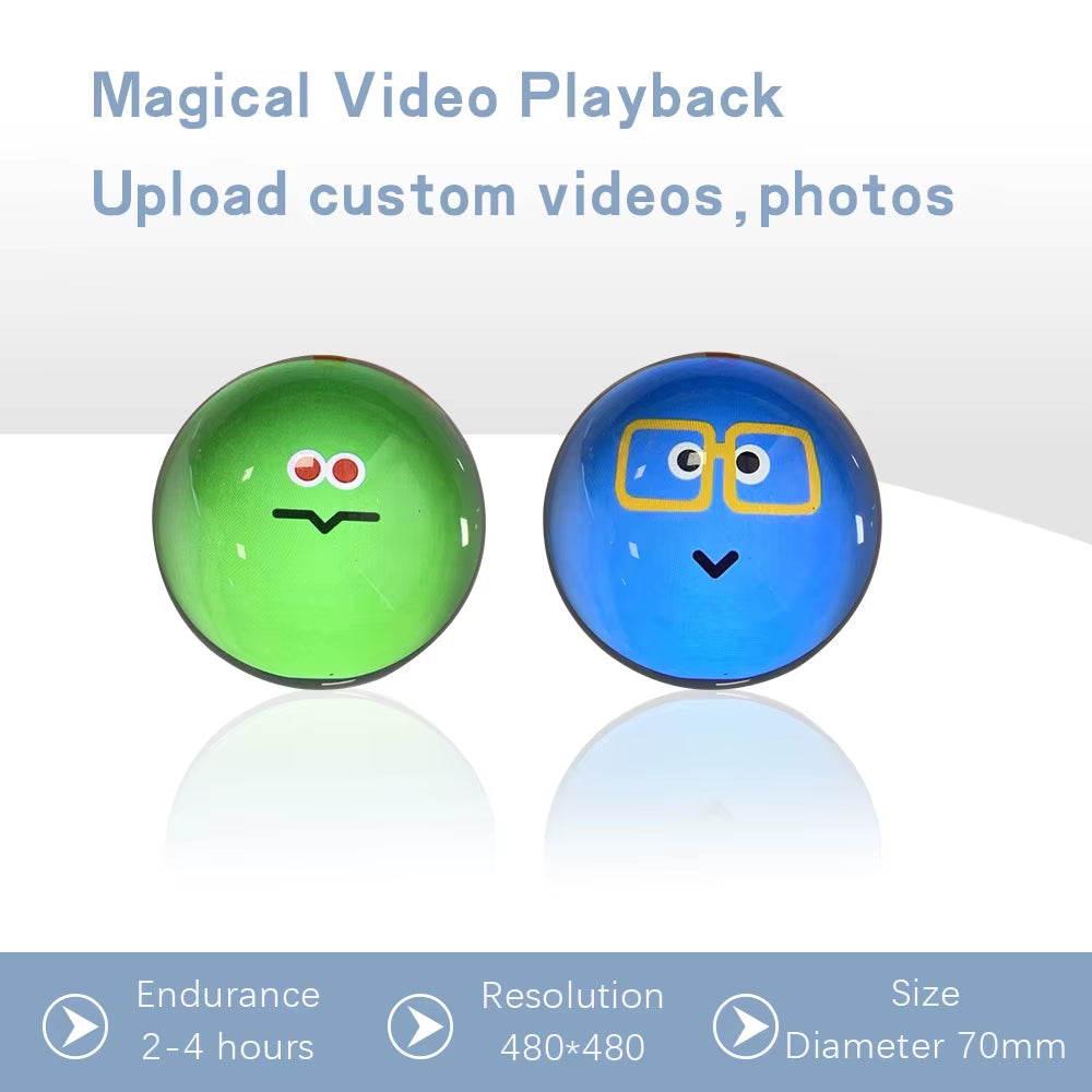 The Memery Holder Player 3D Holographic Display Smart LED Ball Video Photo Wifi Basic Version Custom Home Decor Christmas Gift