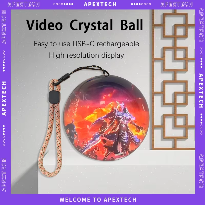 The Memery Holder Player 3D Holographic Display Smart LED Ball Video Photo Wifi Basic Version Custom Home Decor Christmas Gift